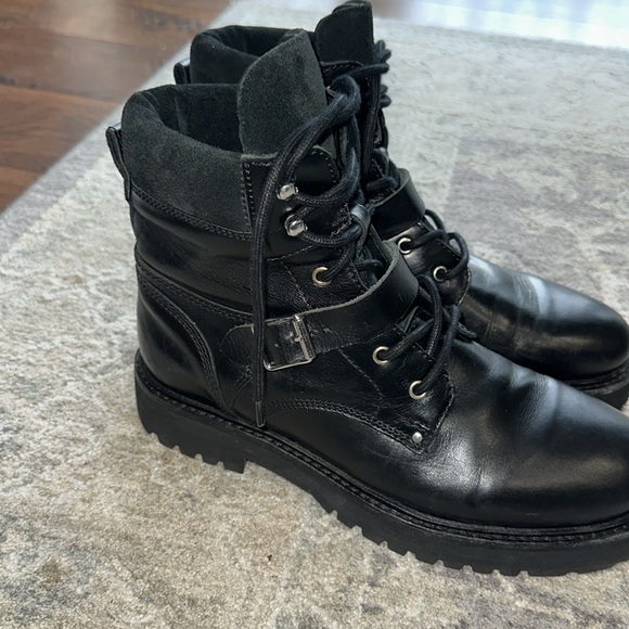All Saints Women’s Combat Boots - Picture 2 of 8